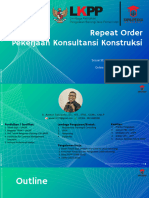 Repeat Order Pekerjaan Konsultansi Konstruksi