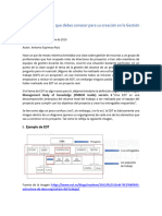 Lectura 3. La EDT y 10 Puntos Que Debes Conocer para Su Creación en La Gestión de Proyectos