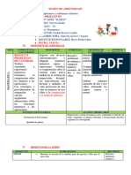 Sesión de Aprendizaje Comparamos y Ordenamos Numeros