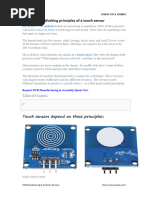 Working Principles of A Touch Sensor