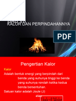 Kalor Dan Perpindahannya