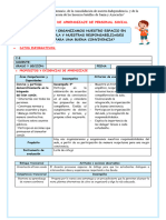 4° SES PS LUN 18 ¿Cómo Organizamos Nuestro Espacio en El Aula