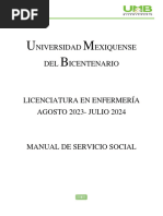 Manual Académico de Servicio Social Enfermeria Agosto 2023-1