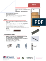 Ficha Técnica Puerta Metálica Multiusos DECORA UL90 (Submittal 206)