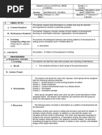 Daily Lesson Plan-R&W