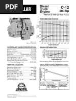 C-12 380 HP Spec Sheet