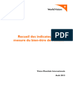 Compendium of Indicators For Child Well-Being French 0