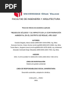 Informe de Tecnicas e Instrumentos para La Investigacion