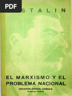 El Marxismo y La Cuestión Nacional (MCMXXXVIII)