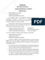 Informe 2do