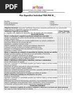 Plan de Intervencion de Tea