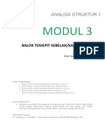 Modul-3-Balok Terjepit Sebelah (Kantilever)