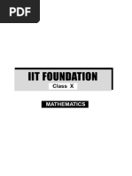 Class 10 Mathematics Betoppers Iit Foundation Series 2022nbsped Compress