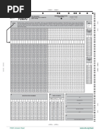 Toeic Answer Sheet