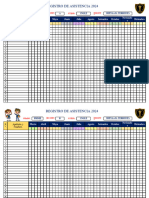 Registro de Asistencia Mes de Abril