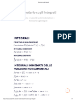 Formulario Sugli Integrali