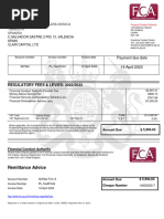 Sample Invoice Fca Serrano Clara