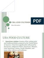 USA and UK Food