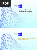 LU4 Malaysian Economic Development Policies