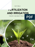 Fertilization and Irrigation Theory and Best Practices. Table of Contents 2021