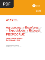 Agropecruz + Expoforest + Expoutdoors + Expopet Fexpocruz: Santa Cruz de La Sierra 6 Al 10 de Abril 2022