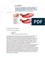 Complicaciones de La Gastritis