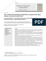 Tras 6 Meses de Tratamiento Antipsicótico: ¿ Mejoría de La Salud Mental A Costa de La Salud Física?