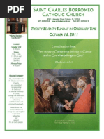 October 16, 2011 Bulletin