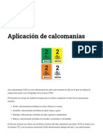 Aplicación de Calcomanías - CVSA - Commercial Vehicle Safety Alliance