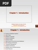 Chapter 1: Introduction: Database System Concepts, 5th Ed