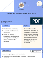 Aula 13 - Consumo, Consumismo e Identidade