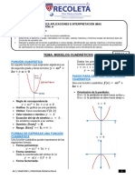 Ficha 1 - Funciones Cuadraticas