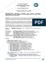 FARMC REORGANIZATION, EO - No.8 - s.2013 - MFARMC2