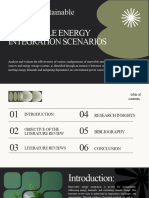 Renewable Energy Integration Scenarios