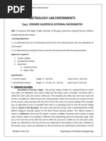 Metrology Lab Manual