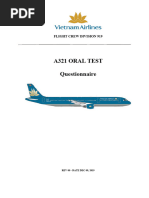 A321 Memory Oral Test