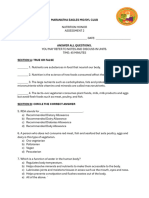 Nutrition Test 2024