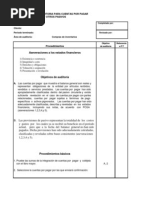 P - B1 Inversiones Temporales - Programa de Auditoría