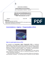 Guia N°3 4º MEdio Autoaprendizaje Automatización Industrial