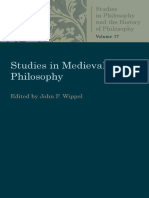 John F. Wippel - Studies in Medieval Philosophy-Catholic University of America Press (2018)