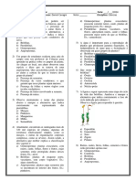 Atividade Avaliativa Reino Vegetal 7º Ano Revisada