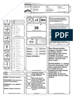 Ficha Oficial D&D 5E Editável Kaki-Kriket