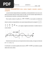 Semana 5 Matematica 1 2024 Funciones Trigonometricas