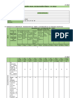 Planificación Anual Iv Ciclo - Ed. Física