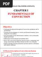 Heat & Mass Transfer IV - CHTE472 - Chapter 1 - Fundamentals of Convection (Notes + Tutorials)