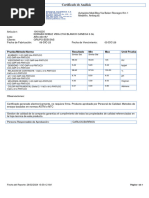 Certificado Calidad KDV Blanco