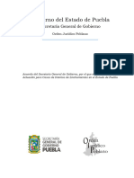 Protocolo de Actuación para Casos de Intentos de Linchamientos en El Estado de Puebla