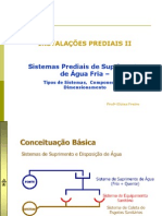 Apostila 1 - Água Fria - Sistema e Componentes e Dimensionamento-Final