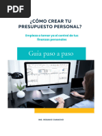 Guía Paso A Paso: ¿Cómo Crear Tu Presupuesto Personal?