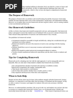 Eq Homework Policy